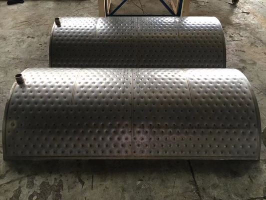 1-1.2mm Thickness Pillow Plate Heat Exchanger For Customized Heat Transfer Solutions