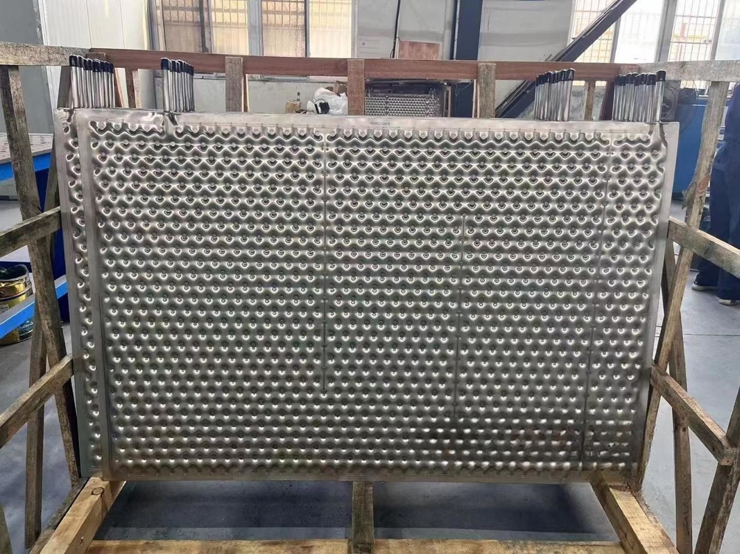Stainless Steel Laser Welded Pillow Plate Frame Economizer Heat Exchanger