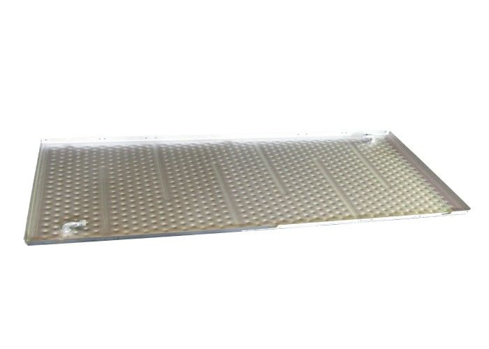 Stainless steel single embossed pillow plate used for the jacket storage tank