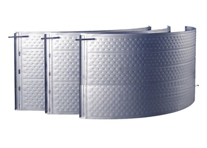 Beer Production stainless steel Pillow Plate Heat Exchanger Anti Fouling