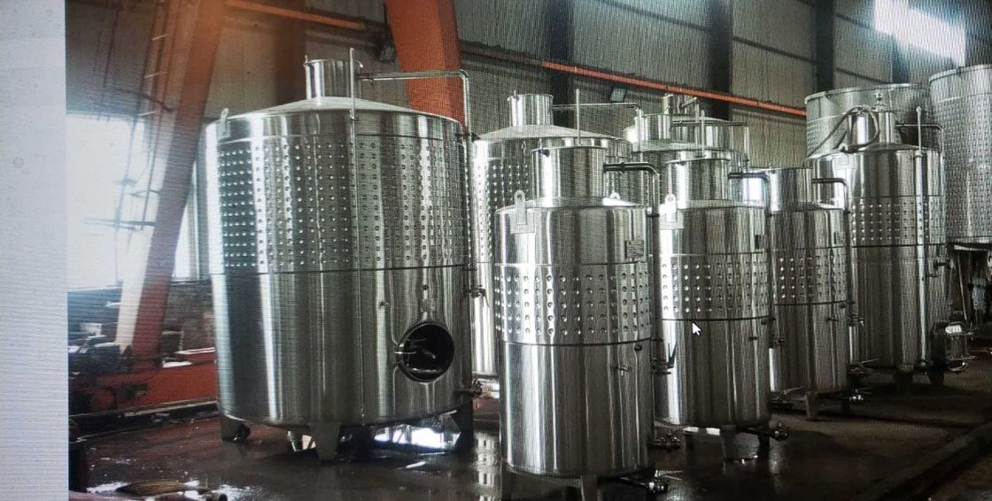 1500L Ethanol Cooling Dimple Jacketed Vessel