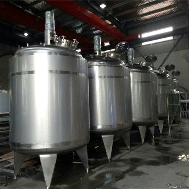 Polished 300L Pillow Plate Jacket Tank For Solvent