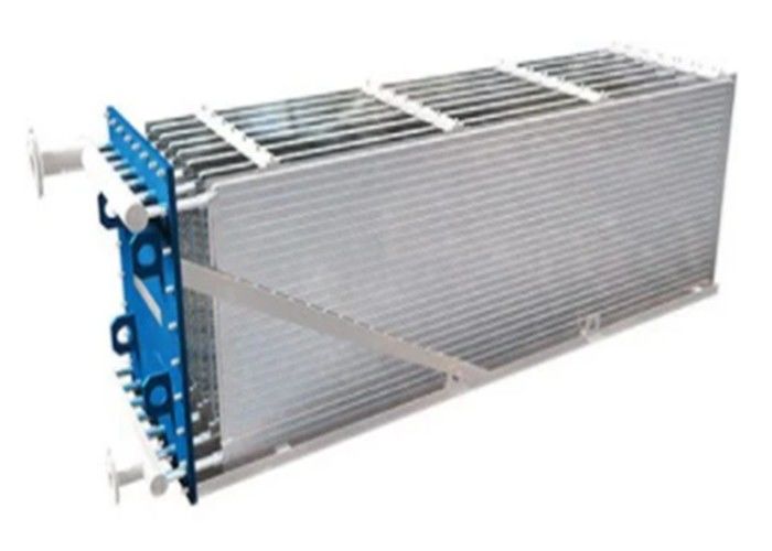 SS 6x2m Thermo Plate Heat Exchanger With Wide Tubes Pillow Plate