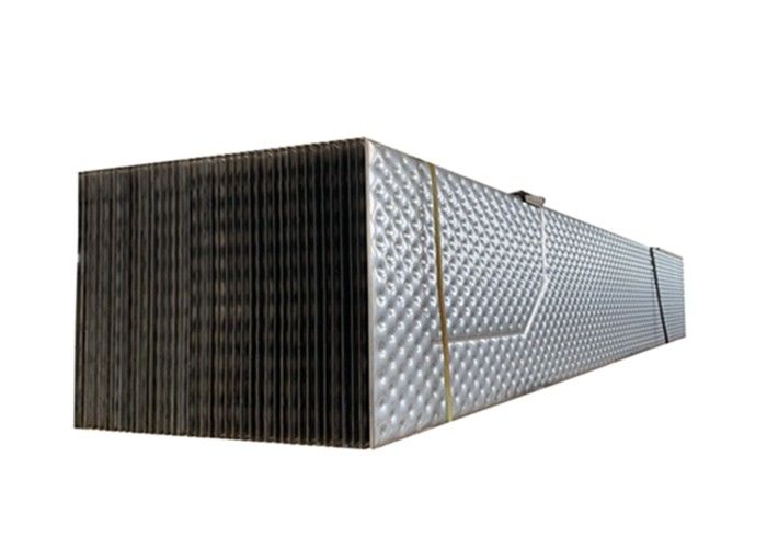 2x12m Thermo Plate Heat Exchanger With Wide Tubes Pillow Plate