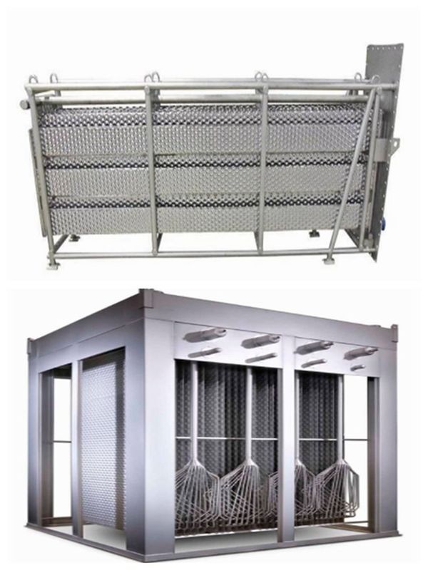 GMP Stainless Steel Falling Film Cooler For Milk