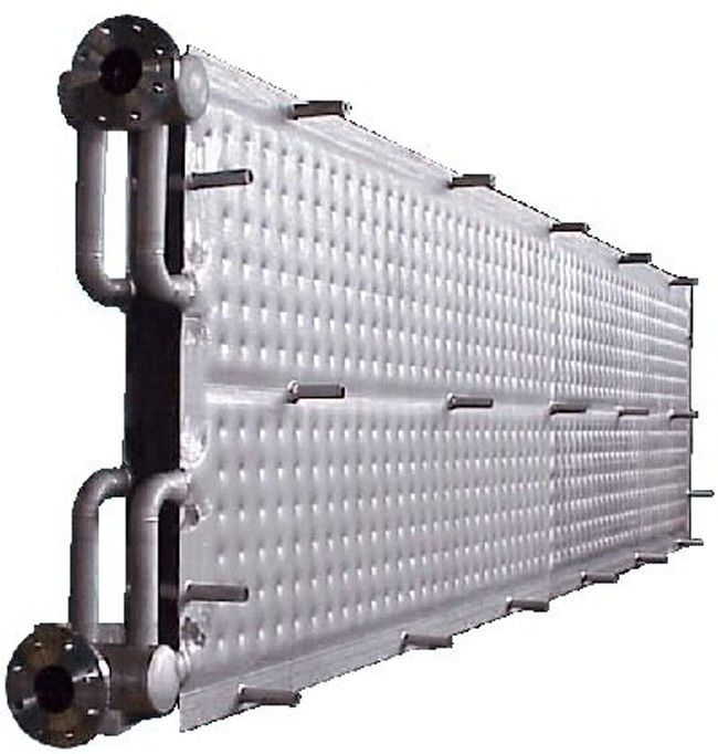 Titanium Steam Dimple Jacket Heat Exchanger High Heat Transfer Coefficient
