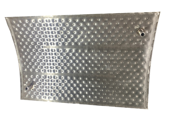 Customizable Dimpled Stainless Steel Pillow Plate Laser Welding Machine 0.9mm
