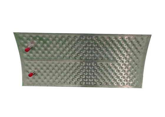 Stainless Steel Pillow Plate Reactor Energy Saving Heat Exchange Dimple