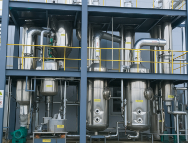 Wastewater Mvr Evaporation System Multi Effect Falling Thin Automatic Film 1600lph