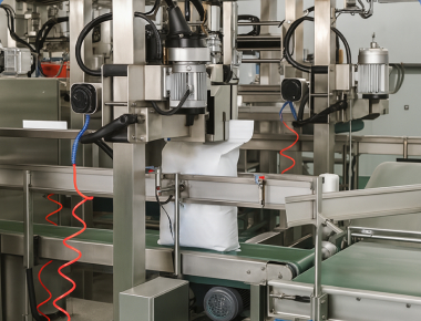 Salt Packaging Machine Turnkey Line Solution High Speed VFFS and Open Mouth Bagging Integration