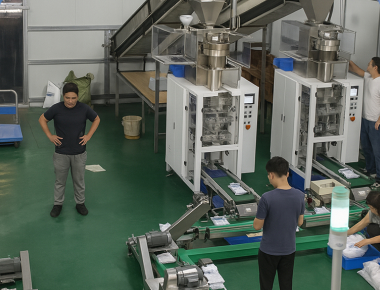 Salt Packaging Machine Turnkey Line Solution High Speed VFFS and Open Mouth Bagging Integration