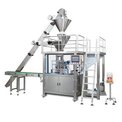 High Speed Salt Packaging Machine System With Pouch Forming Weighing And Inspection