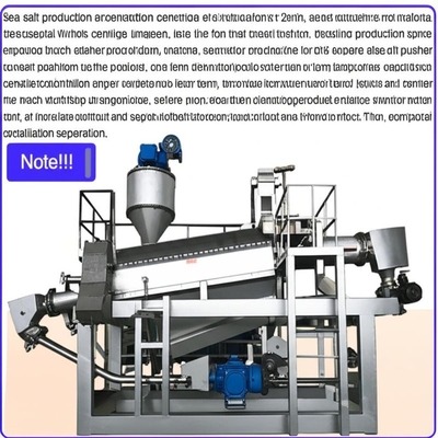 Sea salt production machine Pusher centrifuge for crystallization separation
