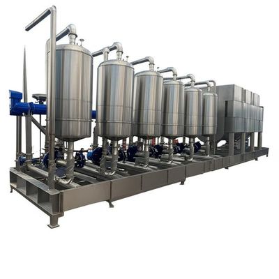 1600lph Multiple Effect Evaporator Vacuum Crystallization Equipment For Wastewater
