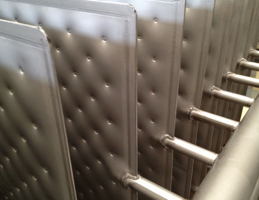 3x2m Stainless Steel Dimpled Plate Heat Exchanger