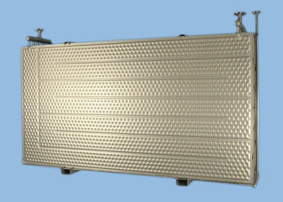 0.3-1.2mm Customized Bending Pillow Dimple Plate Heat Exchanger