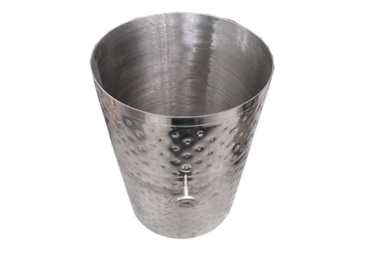 Industrial Stainless Steel Dimple Pillow Plate Tank For Beer Brew Single Or Double Drum Shape Mode