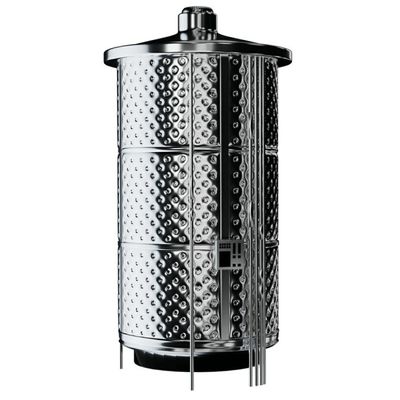 Stainless Steel Laser Welding Pillow Plate Dimple Jacket Evaporator For Beer Brewing Brewage