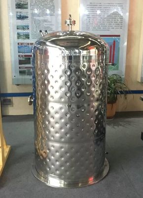 Food Beverage Factory 1500L Pillow Plate Jacketed Vessel