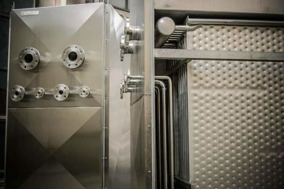 Energy Saving 2x5m Thermo Plate Falling Film Chiller