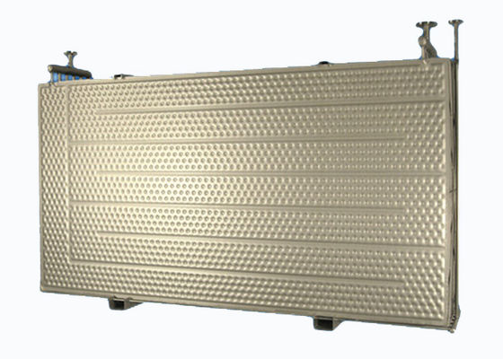 Heat Exchanger Pillow Dimple Plate Stainless Steel Hone 0.8mm