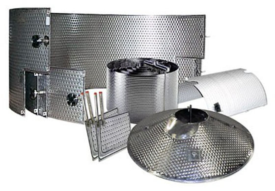ISO Double Wall Embossed Dimple Plate Heat Exchanger