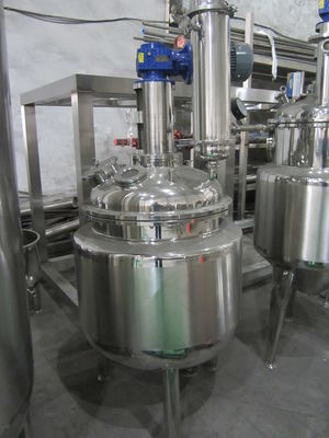 Laser Welded Pillow Plate Jacket Reactor With Stir Staineless Steel 316L
