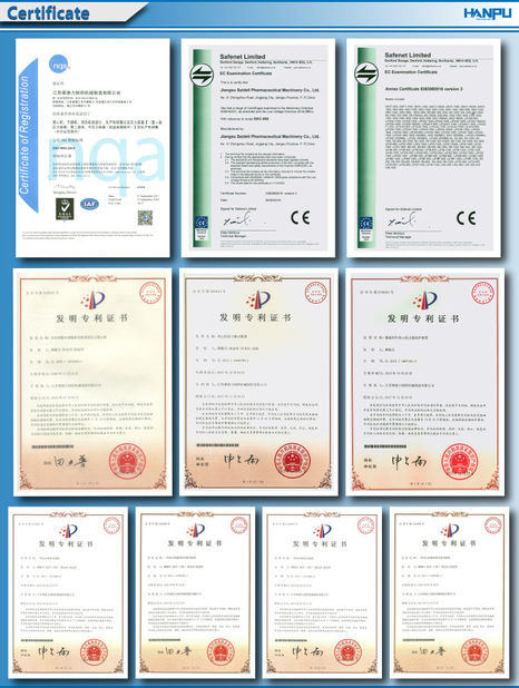 China Jiangsu Hanpu Mechanical Technology Co., Ltd certification